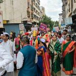 Republican Leader And Film Producer Sanghamitra Tai Gaikwad Participates Enthusiastically In Artists’ Cultural Procession