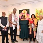 “A Floral Reverie” Solo Show Of Paintings By Eminent Artist Neena Bidikar At Jehangir Art Gallery